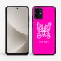 כיסוי בעיצוב אישי עם השם שלך לדגם - Motorola G96 בעיצוב פרפר
