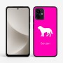 כיסוי בעיצוב אישי עם השם שלך לדגם - Motorola G96 בעיצוב כלב