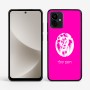 כיסוי בעיצוב אישי עם השם שלך לדגם - Motorola G96 בעיצוב פני אריה