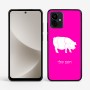 כיסוי בעיצוב אישי עם השם שלך לדגם - Motorola G96 בעיצוב חזיר