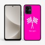 כיסוי בעיצוב אישי עם השם שלך לדגם - Motorola G96 בעיצוב דגל המירוץ