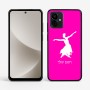 כיסוי בעיצוב אישי עם השם שלך לדגם - Motorola G96 בעיצוב בלרינה