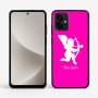 כיסוי בעיצוב אישי עם השם שלך לדגם - Motorola G96 בעיצוב קופידון