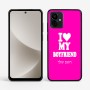 כיסוי בעיצוב אישי עם השם שלך לדגם - Motorola G96 בעיצוב אוהבת את החבר שלי