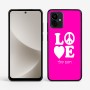 כיסוי בעיצוב אישי עם השם שלך לדגם - Motorola G96 בעיצוב אהבה
