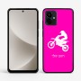 כיסוי בעיצוב אישי עם השם שלך לדגם - Motorola G96 בעיצוב מוטוקרוס