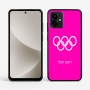 כיסוי בעיצוב אישי עם השם שלך לדגם - Motorola G96 בעיצוב אולימפי