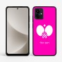 כיסוי בעיצוב אישי עם השם שלך לדגם - Motorola G96 בעיצוב פינג פונג