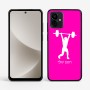 כיסוי בעיצוב אישי עם השם שלך לדגם - Motorola G96 בעיצוב הרמת משקולות