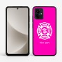 כיסוי בעיצוב אישי עם השם שלך לדגם - Motorola G96 בעיצוב כבאי - תגית