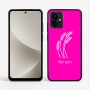 כיסוי בעיצוב אישי עם השם שלך לדגם - Motorola G96 בעיצוב חיטה גלית זהב