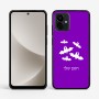 כיסוי בעיצוב אישי עם השם שלך לדגם - Motorola G96 בעיצוב עטלפים