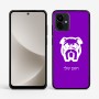 כיסוי בעיצוב אישי עם השם שלך לדגם - Motorola G96 בעיצוב פרצוף בולדוג
