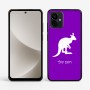 כיסוי בעיצוב אישי עם השם שלך לדגם - Motorola G96 בעיצוב קנגורו