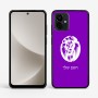 כיסוי בעיצוב אישי עם השם שלך לדגם - Motorola G96 בעיצוב פני אריה