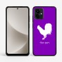 כיסוי בעיצוב אישי עם השם שלך לדגם - Motorola G96 בעיצוב תרנגול