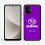 כיסוי בעיצוב אישי עם השם שלך לדגם - Motorola G96 בעיצוב סובארו