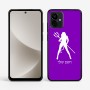 כיסוי בעיצוב אישי עם השם שלך לדגם - Motorola G96 בעיצוב אישה שטן