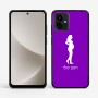 כיסוי בעיצוב אישי עם השם שלך לדגם - Motorola G96 בעיצוב אישה בהריון