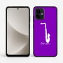 כיסוי בעיצוב אישי עם השם שלך לדגם - Motorola G96 בעיצוב סקסופון