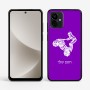 כיסוי בעיצוב אישי עם השם שלך לדגם - Motorola G96 בעיצוב רוכב טרקטורונים