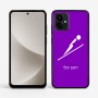 כיסוי בעיצוב אישי עם השם שלך לדגם - Motorola G96 בעיצוב קפיצת סקי אולימפית