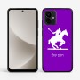 כיסוי בעיצוב אישי עם השם שלך לדגם - Motorola G96 בעיצוב שחקן פולו - סוס