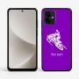 כיסוי בעיצוב אישי עם השם שלך לדגם - Motorola G96 בעיצוב אופנוע שלג