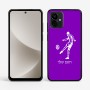 כיסוי בעיצוב אישי עם השם שלך לדגם - Motorola G96 בעיצוב שחקן כדורגל