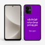 כיסוי בעיצוב אישי עם השם שלך לדגם - Motorola G96 בעיצוב האלפבית היווני