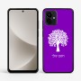 כיסוי בעיצוב אישי עם השם שלך לדגם - Motorola G96 בעיצוב עץ