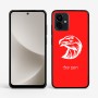 כיסוי בעיצוב אישי עם השם שלך לדגם - Motorola G96 בעיצוב ראש נשר