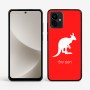 כיסוי בעיצוב אישי עם השם שלך לדגם - Motorola G96 בעיצוב קנגורו