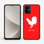 כיסוי בעיצוב אישי עם השם שלך לדגם - Motorola G96 בעיצוב תרנגול
