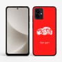 כיסוי בעיצוב אישי עם השם שלך לדגם - Motorola G96 בעיצוב מכונית