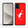 כיסוי בעיצוב אישי עם השם שלך לדגם - Motorola G96 בעיצוב כינור