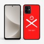 כיסוי בעיצוב אישי עם השם שלך לדגם - Motorola G96 בעיצוב כדור בסיס