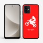 כיסוי בעיצוב אישי עם השם שלך לדגם - Motorola G96 בעיצוב מוטוקרוס
