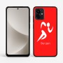 כיסוי בעיצוב אישי עם השם שלך לדגם - Motorola G96 בעיצוב רצים אולימפיים