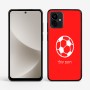 כיסוי בעיצוב אישי עם השם שלך לדגם - Motorola G96 בעיצוב כדורגל כדור כדורגל