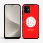 כיסוי בעיצוב אישי עם השם שלך לדגם - Motorola G96 בעיצוב כדור כדורעף