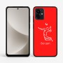 כיסוי בעיצוב אישי עם השם שלך לדגם - Motorola G96 בעיצוב שחקן כדורעף