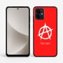 כיסוי בעיצוב אישי עם השם שלך לדגם - Motorola G96 בעיצוב אנרכיה
