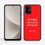 כיסוי בעיצוב אישי עם השם שלך לדגם - Motorola G96 בעיצוב האלפבית היווני