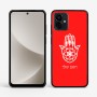 כיסוי בעיצוב אישי עם השם שלך לדגם - Motorola G96 בעיצוב חמסה - קבלה