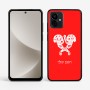כיסוי בעיצוב אישי עם השם שלך לדגם - Motorola G96 בעיצוב פרחי קרן