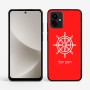 כיסוי בעיצוב אישי עם השם שלך לדגם - Motorola G96 בעיצוב הגה - קפטן - ים