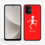כיסוי בעיצוב אישי עם השם שלך לדגם - Motorola G96 בעיצוב סקלטון