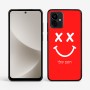 כיסוי בעיצוב אישי עם השם שלך לדגם - Motorola G96 בעיצוב סמיילי