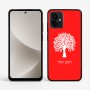 כיסוי בעיצוב אישי עם השם שלך לדגם - Motorola G96 בעיצוב עץ
